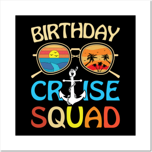 Birthday Cruise Squad Birthday Party Tee Cruise Squad 2023 Posters and Art